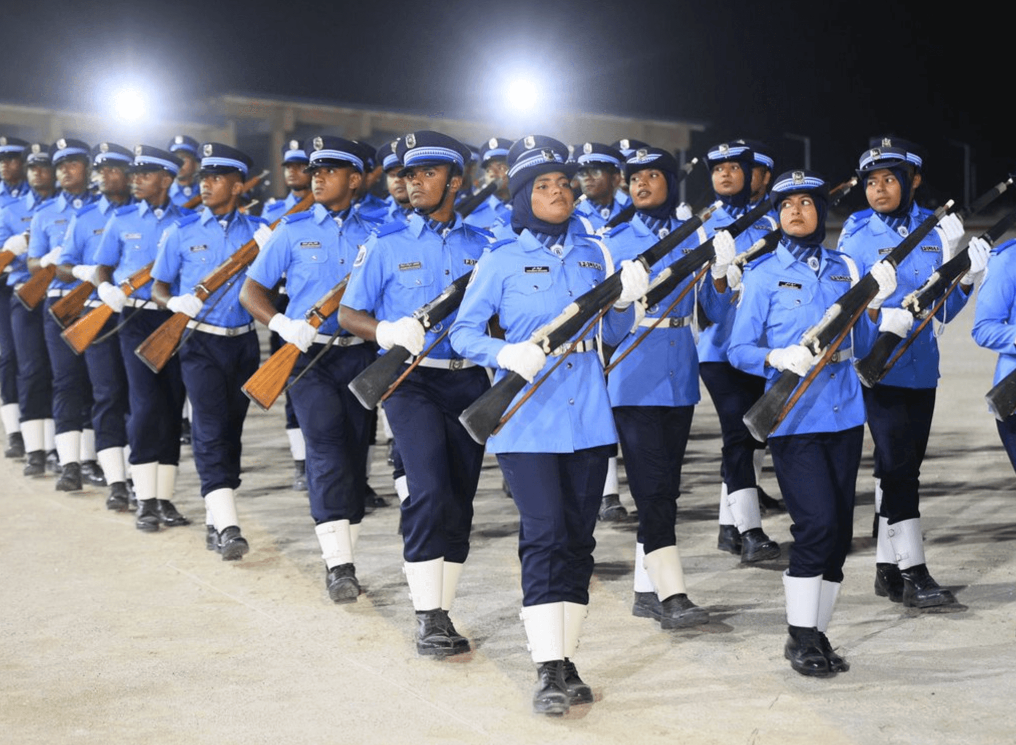 Maldives Police Service ceremonial guard