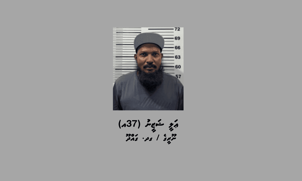 ޑައިމޯފިން ޓްރެފިކް ކުރުމުގެ ކުށް ސާބިތުވި މީހަކު އެއްލައްކަ ރުފިޔާއިން ޖޫރިމަނާކޮށް 25 އަހަރަށް ޖަލަށް ލުމަށް ހުކުމްކޮށްފި