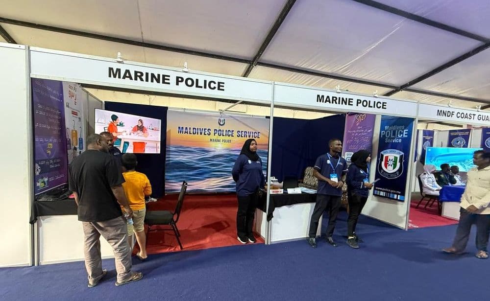 “މޯލްޑިވްސް މެރިން އެކްސްޕޯ 2026” ގައި ދިވެހި ފުލުހުންގެ ޚިދުމަތުން ބައިވެރިވެއްޖެ