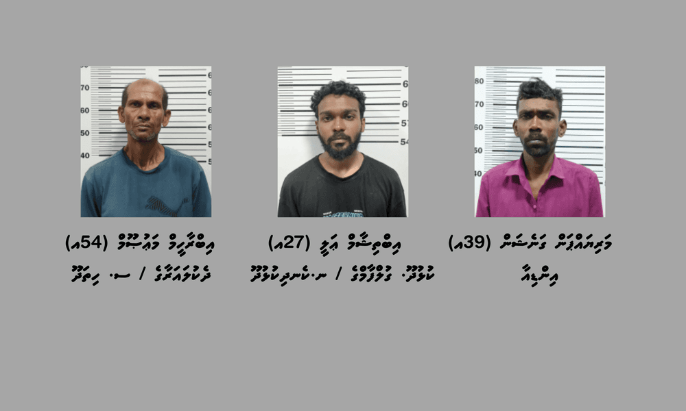 މަސްތުވާތަކެތީގެ މައްސަލަތަކެއްގައި ހުޅުމާލެއިން ތިންމީހުން ހައްޔަރުކޮށްފި