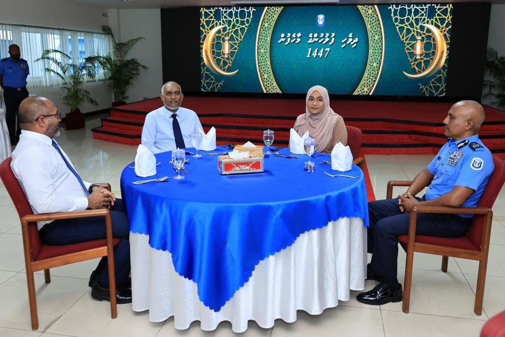 ބަރަކާތްތެރި ރަމަޟާން މަހަށް މަރުހަބާ ކިޔުމުގެ ގޮތުން ދިވެހި ފުލުހުންގެ ޚިދުމަތުން މާހެފުން ބާއްވައިފި