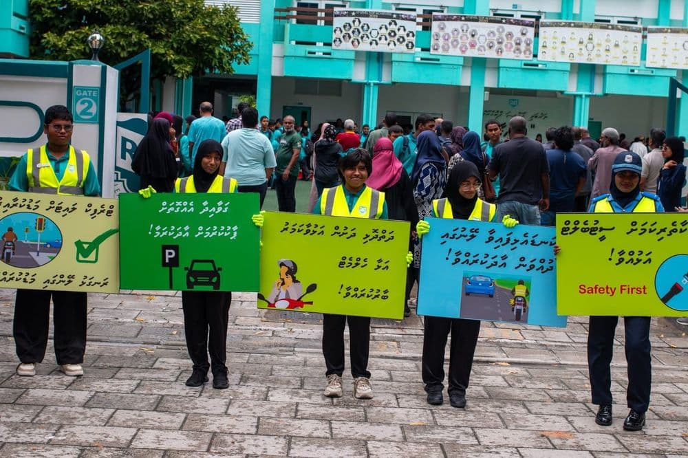 އެކްސިޑެންޓްތައް މަދުކުރަން ހުޅުމާލޭގައި ހޭލުންތެރިކަމުގެ ހަރަކާތެއް ކުރިއަށް ގެންގޮސްފި