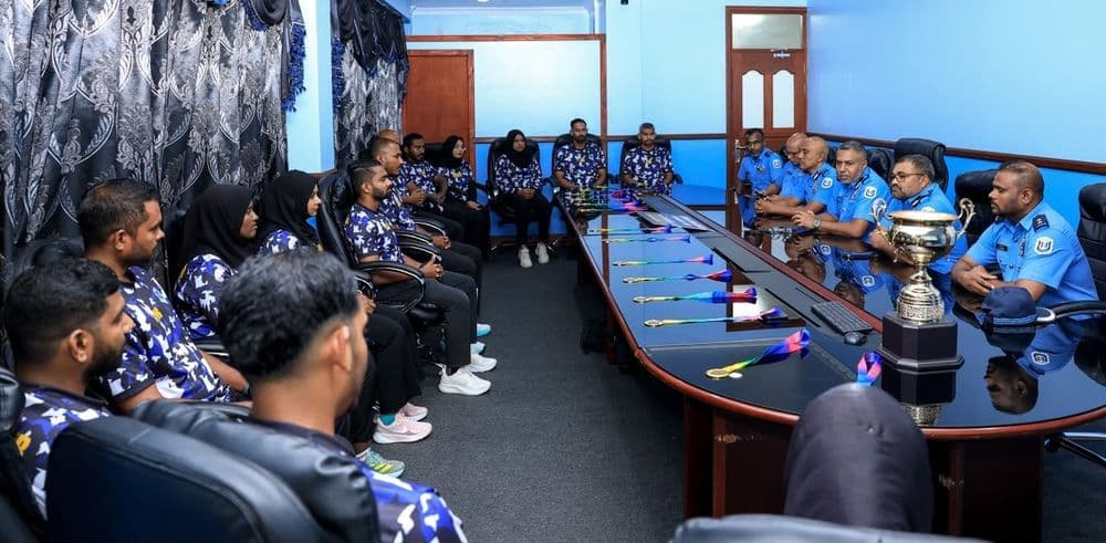 ކޮމިޝަނަރ އޮފް ޕޮލިސް އަޙްމަދު މުޙައްމަދު، ޕޮލިސް ބެޑްމިންޓަން ޗެމްޕިއަންސް ޓީމާ ބައްދަލުކުރައްވައިފި