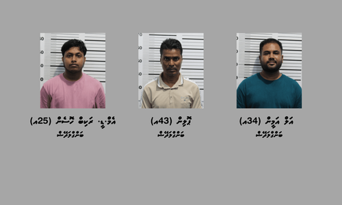 މާލޭގެ ގެއަކުން ގިނަ އަދަދެއްގެ ބަނގުރަލާއެކު އަތުލައިގަތް ތިން ބިދޭސީން ބަންދުކޮށްފި